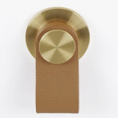 New Style Pu Leather Cabinet Furniture Handle And Knob