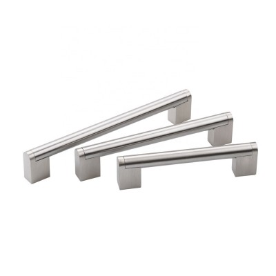 stainless steel handle Wholesale cheap steel furniture pull and Zinc+stainless steel Assemble kitchen cabinet handle