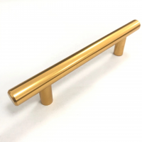 D3041 Kitchen Cabinet Bathroom Drawer Shiny Gold T Bar Handle Pull